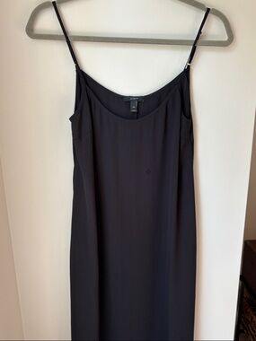 J. Crew Black Swim Coverup with Adjustable Spaghetti Straps